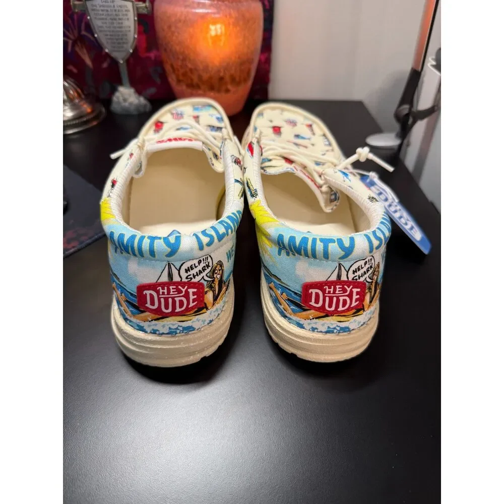 NEW IN BOX Wally Funky Jaws Hey Dudes Size 13 Mens